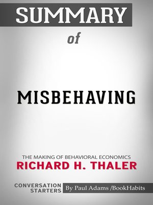 cover image of Summary of Misbehaving